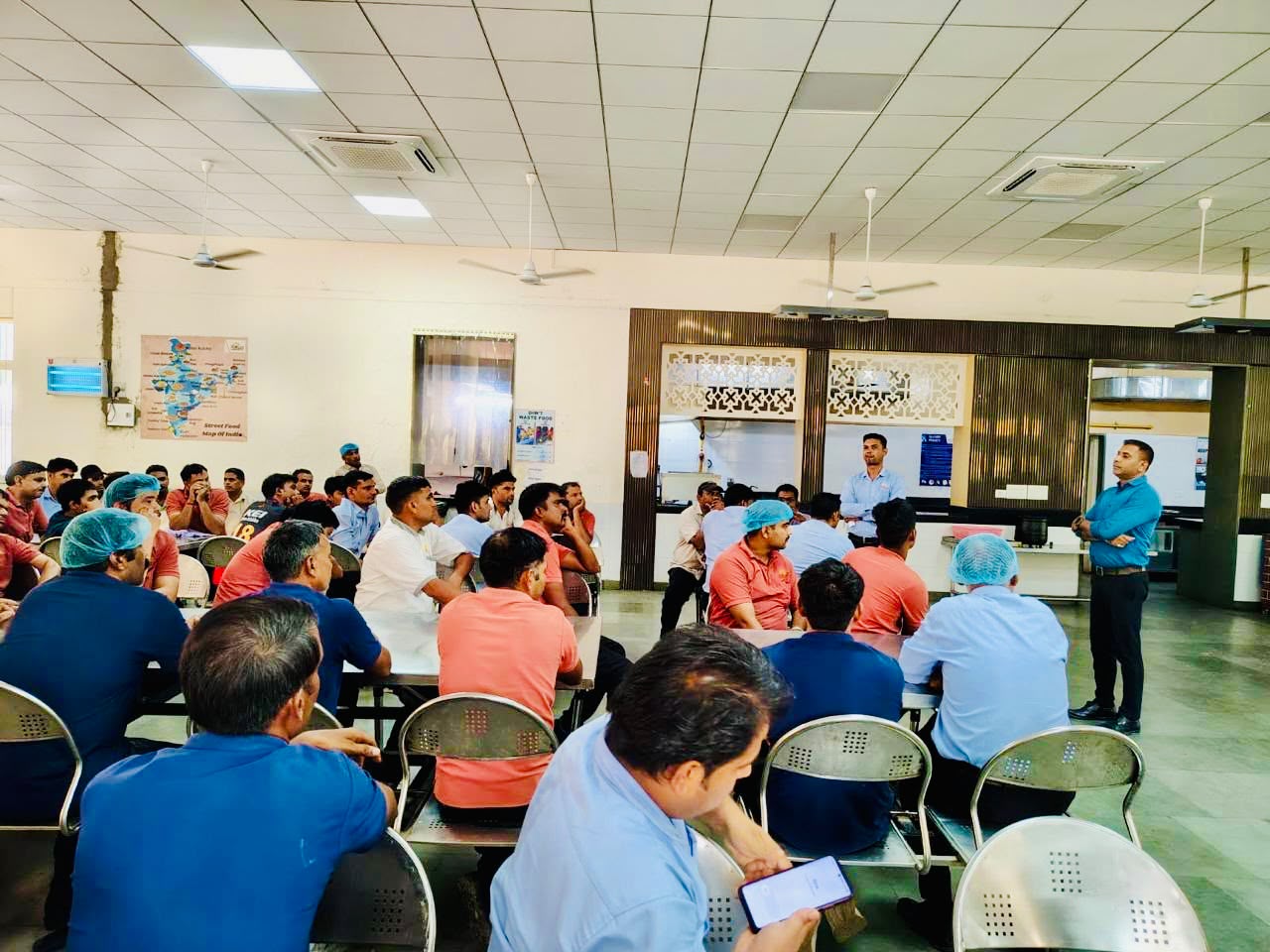 Kitchen staff training at BITS Pilani